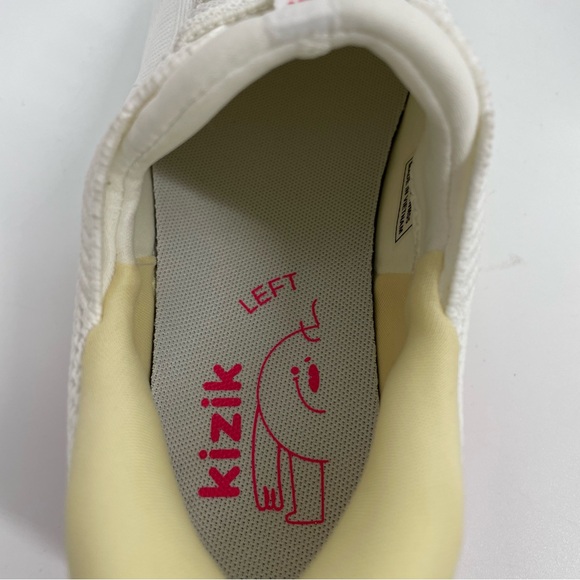 NWOT Kizik Youth Girls Athens Sunrise White Blue Athletic Shoe Sneaker Size 3 - Picture 9 of 10